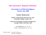 Non-parametric Bayesian Methods - Cambridge Machine Learning