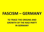 fascism * germany - Miss O`Connor`s Class