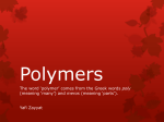 Polymers - Yafi Zayyat