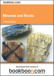 Minerals and Rocks - The University Digital Library