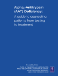 Alpha -Antitrypsin (AAT) Deficiency: A guide to counseling patients