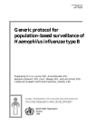 Generic protocol for population-based surveillance of Haemophilus