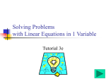 Tutorial 3e - C on T ech Math : : An application