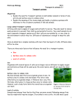 Tissues in the lungs