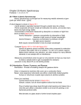 Chapter 20 Atomic Spectroscopy