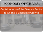 Contribution of the service sector to economic growth