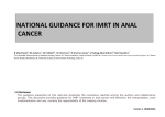 NATIONAL GUIDANCE FOR IMRT IN ANAL CANCER