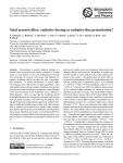 Total aerosol effect: radiative forcing or radiative flux perturbation?