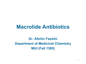 Macrolide Antibiotics