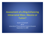 Assessment of a Ring-Enhancing Intracranial Mass