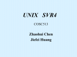 UNIX SVR4 SYSTEM