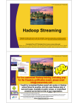 Hadoop Streaming - Custom Training Courses