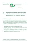 Gradual intraocular pressure (IOP) elevation with a need for