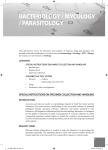 bacteriology / mycology / parasitology