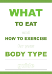 What to eat and how to exercise for your body type