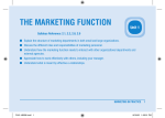 the marketing function