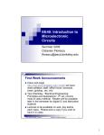 EE40: Introduction to Microelectronic Circuits