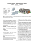 Computer-generated residential building layouts