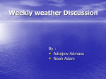 Weakly weather Discussion