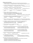 Electricity and Gravity Review 1) The gravity between two electrons