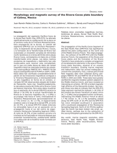 Morphology and magnetic survey of the Rivera