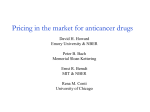 [SLIDES] Pricing in the Market for Anticancer Drugs
