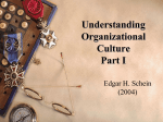 ADLT 623 Understanding Org Culture Part I