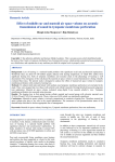 Effect of middle ear and mastoid air space volume on acoustic