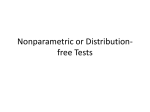 Non Parametric Tests