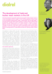 The development of halal and kosher meat markets in the UK