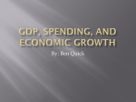GDP, Spending, and Economic Growth