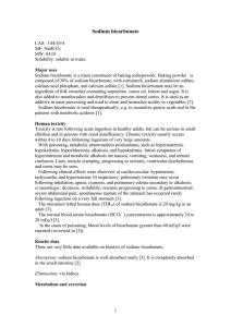 Sodium bicarbonate