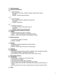 Plant Movements Movement Mechanisms • Turgor Movements