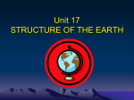 Unit 17 STRUCTURE OF THE EARTH