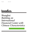 Shanghai Building an International Financial Center with Chinese