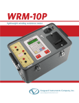 lightweight winding resistance meter