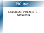 STL container classes