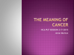 the meaning of cancer