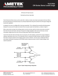 Tech Note CW Series Sense Leads Usage