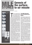Genesis of the surface- to-air missile
