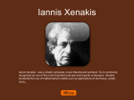 Iannis Xenakis Powerpoint