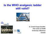 Is the WHO analgesic ladder still valid?