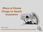 Effects of Climate Change on Aquatic Ecosystems