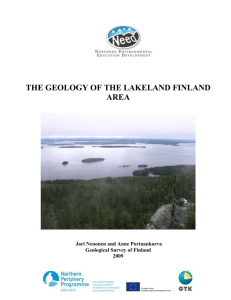 the geology of the lakeland finland area