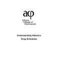 Understanding Alberta`s Drug Schedules