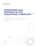 enterprise data strategy in the healthcare landscape