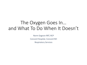 The Oxygen Goes In…