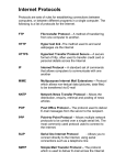 Internet Protocols - Keira High School