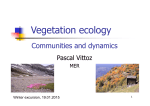 Vegetation ecology