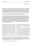 Differentiating DrugInduced Multichannel Block on the